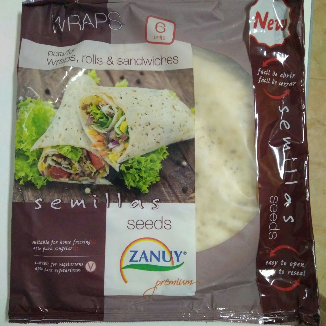 Wrap Con Semillas from Zanuy - Vegan Product Reviews & Ratings | abillion