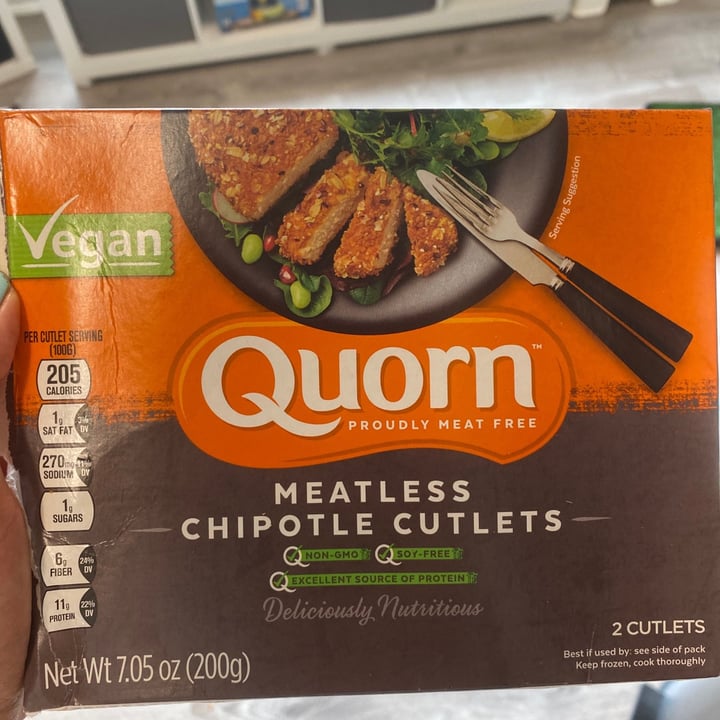 photo of Quorn Meetless Chipotle Cutlets shared by @paugonzalezca on  08 Aug 2020 - review