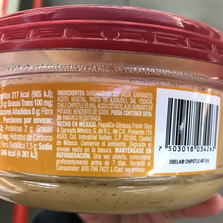 photo of Obela Hummus Chipotle shared by @anaavaal on  23 Nov 2021 - review