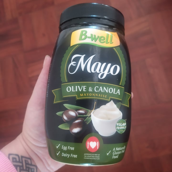 photo of B-well B-Well Olive & Canola Mayo shared by @michthevegan on  27 Sep 2021 - review
