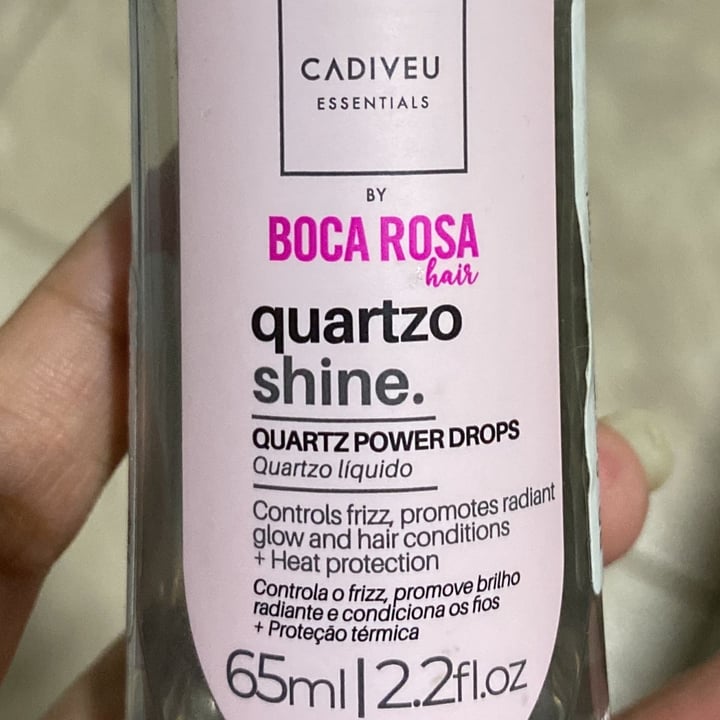 photo of Cadiveu Essentials Quartzo Shine - Quartzo Líquido (Power Drops) shared by @veganlover13 on  11 Jun 2022 - review