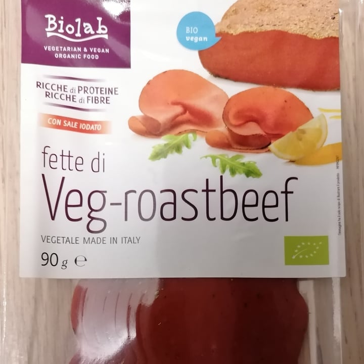 photo of Biolab Affettato vegano Roastbeef shared by @martinakushi on  22 Mar 2022 - review