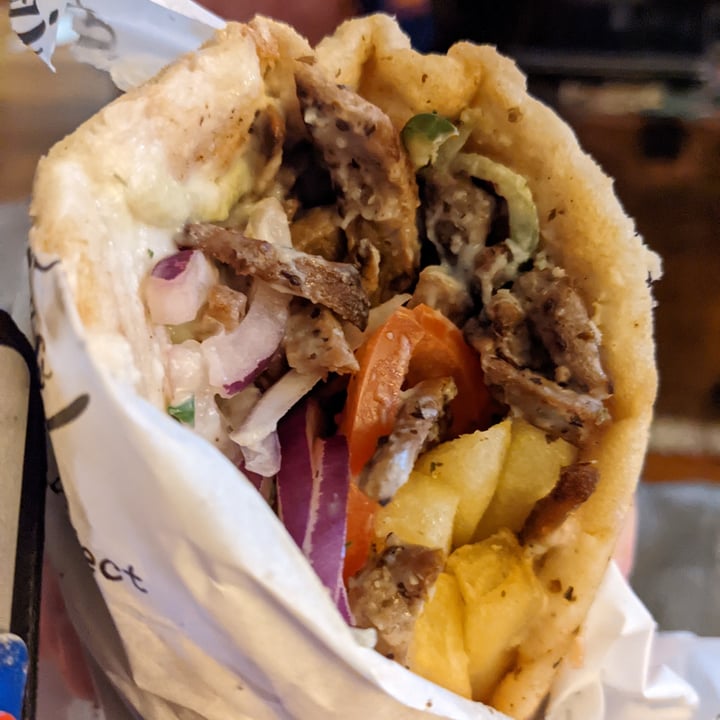 review photo of Staazi & Co - The Greek Vegan Project Lamb Yiros shared by @alexveg on 23 Sep 2022 - review