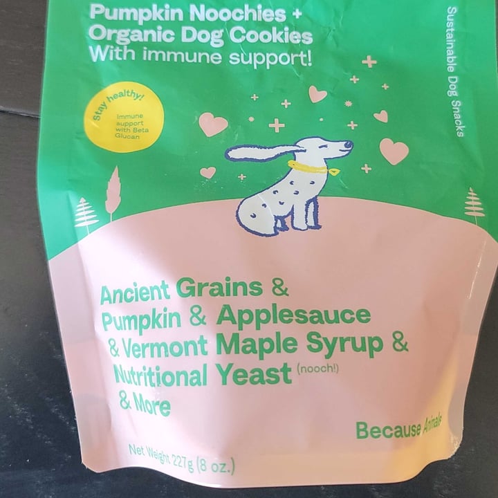 photo of Because Animals Noochies Organic Dog Cookies shared by @vegronica on  17 Jun 2022 - review