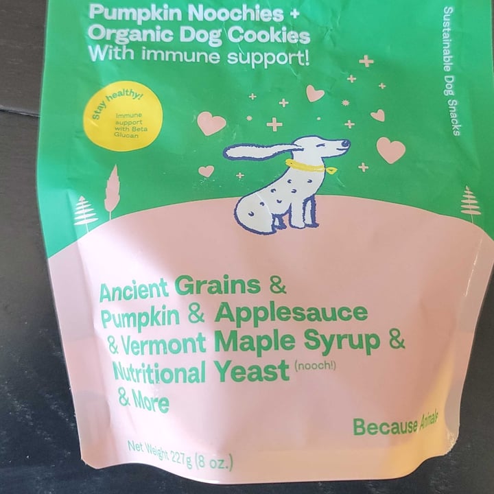 review photo of Because Animals Noochies Organic Dog Cookies shared by @vegronica on 17 Jun 2022 - review