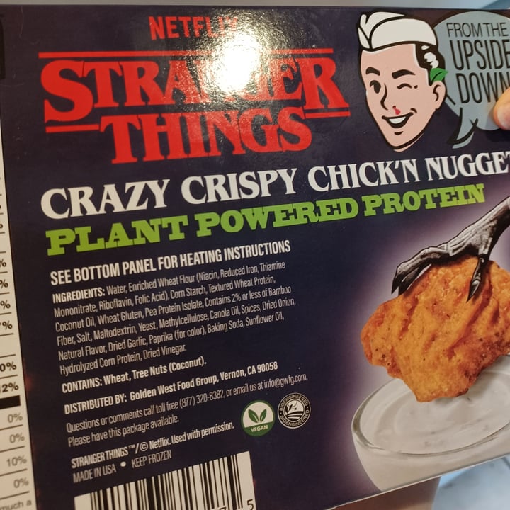 photo of Skinny Butcher Stranger Things Crazy Crispy Chick'n Nuggets shared by @earthling6 on  14 Jun 2022 - review