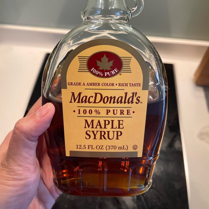 photo of MacDonald's Maple Syrup shared by @carachew on  04 Jan 2022 - review