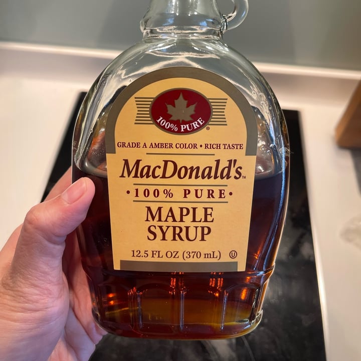 review photo of MacDonald's Maple Syrup shared by @carachew on 04 Jan 2022 - review