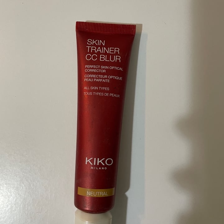 photo of Kiko Milano Skin trainer cc blur shared by @fabihoshi on  14 Apr 2022 - review