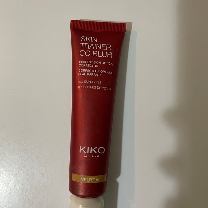 review photo of Kiko Milano Skin trainer cc blur shared by @fabihoshi on 14 Apr 2022 - review