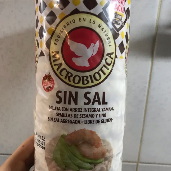 photo of Macrobiotica Galletas de arroz sin Sal shared by @abrilvs on  08 Apr 2021 - review