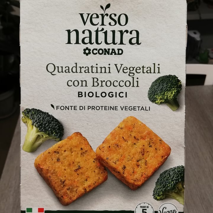 photo of Conad Verso Natura Quadratini Vegetali Con Broccoli shared by @dennibod on  24 Oct 2022 - review