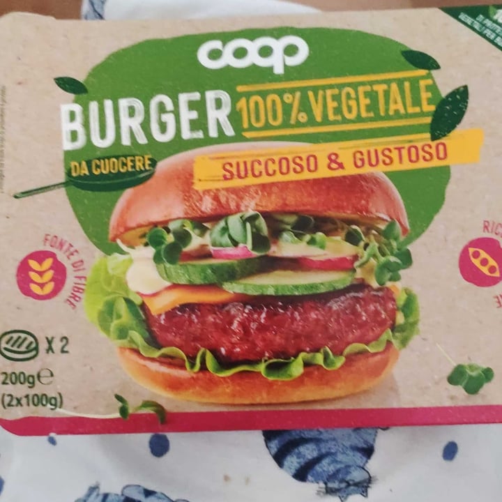 photo of Coop Burger 100% vegetali Sucoso & Gustoso  shared by @giups on  24 Jul 2022 - review