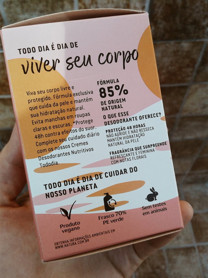 review photo of Natura Desodorante Antitranspirante Roll On Aclarador shared by @florlorente on 29 Dec 2020 - review