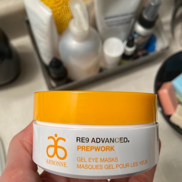 review photo of Arbonne Re9 advanced prepwork gel eye masks shared by @missnarciss on 11 Feb 2021 - review