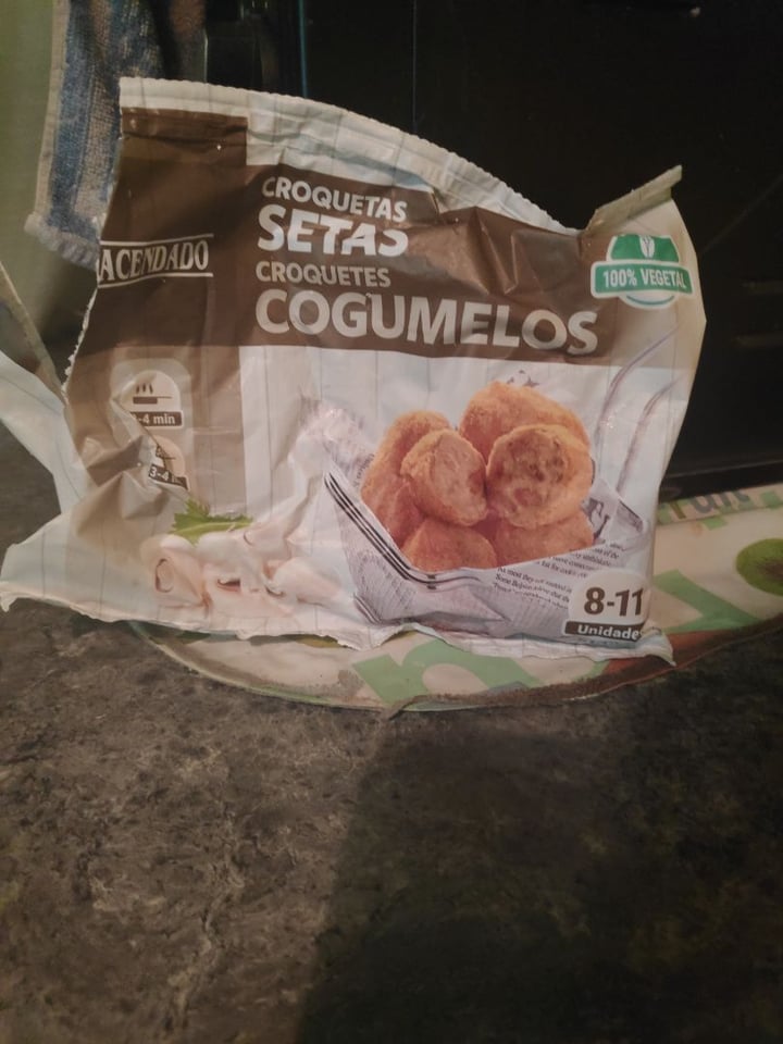 photo of Hacendado Croquetas de Setas shared by @victordecastro on  18 Apr 2020 - review