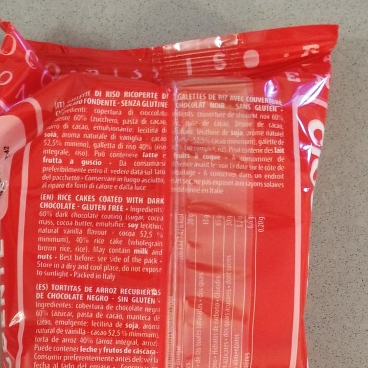 review photo of Ok BRIO Gallette di riso con cioccolato fondente shared by @tila on 09 Apr 2022 - review