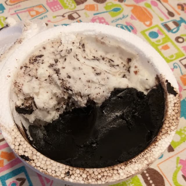 Photo of the dish “Helado granizado de chocolate vegano”