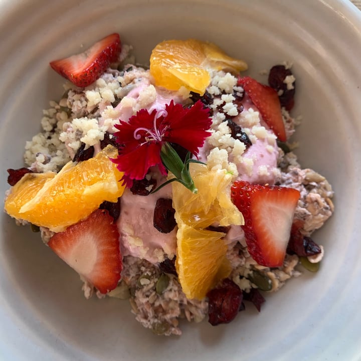 review photo of Mr Sister Cafe Bircher muesli shared by @jemmaveggie on 22 Apr 2021 - review