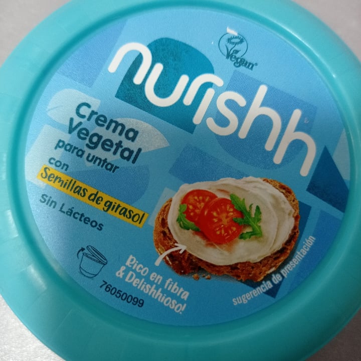 review photo of Nurishh Crema vegetal para untar con semillas de girasol shared by @estefimorgu on 08 Apr 2022 - review