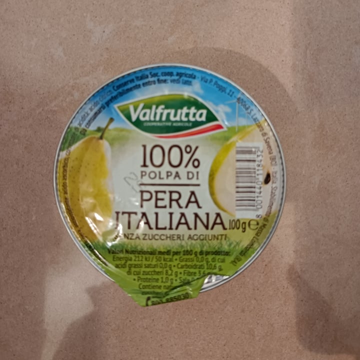 photo of Valfrutta 100% Polpa Di Pera Italiana shared by @mixxy on  23 Mar 2022 - review