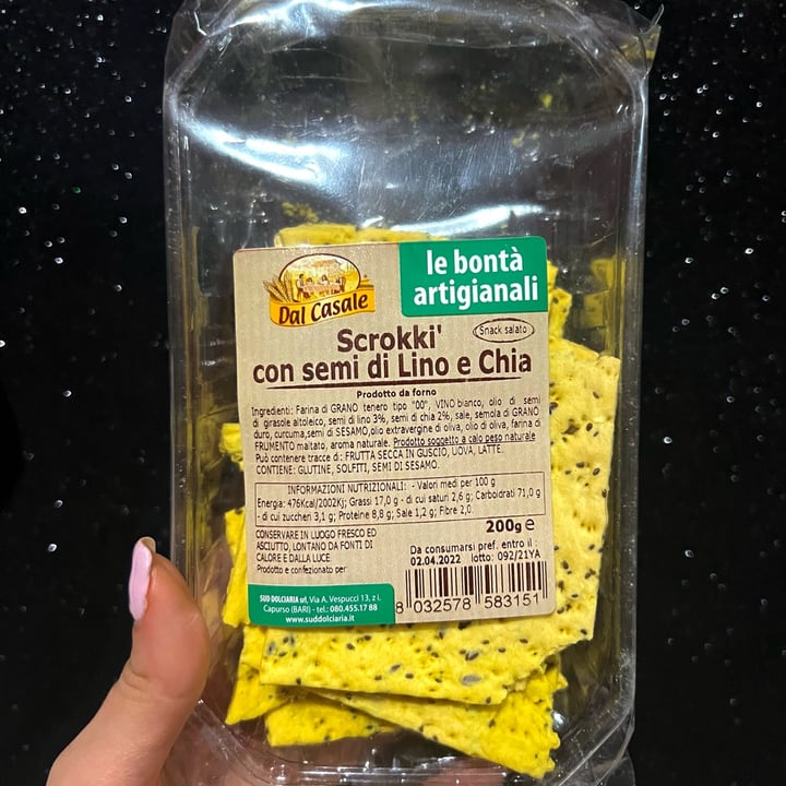 photo of Dal casale Crakers Semi Di Lino E Chia shared by @myteddy on  28 Mar 2022 - review