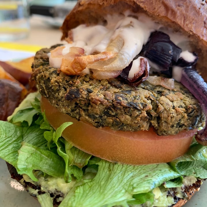 photo of Lexi's Healthy Eatery Warrior Burger shared by @ripple on  15 Jul 2021 - review