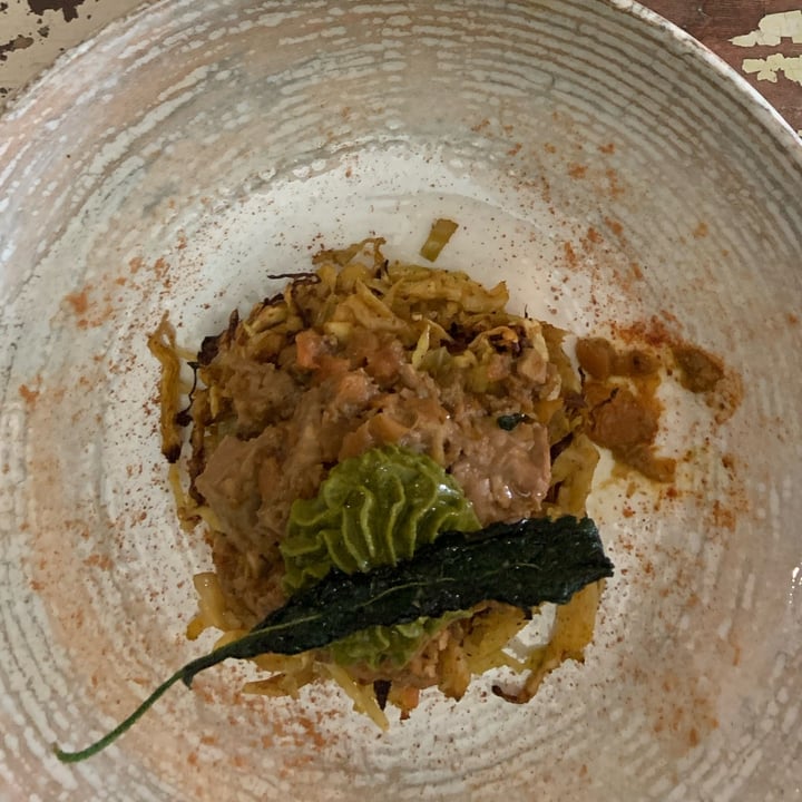 review photo of L'Orto già Salsamentario - Vegan & raw food Cialda di polenta taragna Con Goulash Di Tempeh shared by @saragusa on 01 Aug 2022 - review