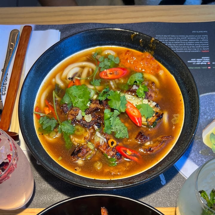 photo of Wagamama Teriyaki Vegan ‘Chicken’ Ramen shared by @davidgarciag on  27 Nov 2022 - review