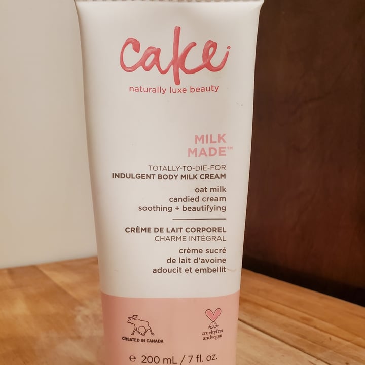 photo of Cake Beauty Milk Made Body Cream shared by @greenaphrodite on  12 Feb 2022 - review