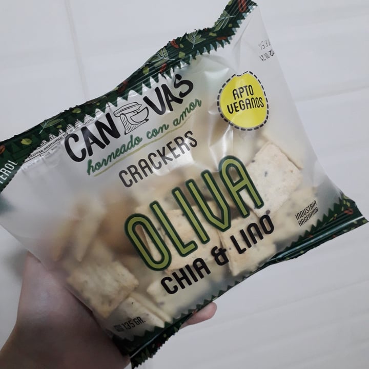 photo of Canvas Crackers De Oliva Chía Y Lino shared by @timarocio on  21 Dec 2020 - review