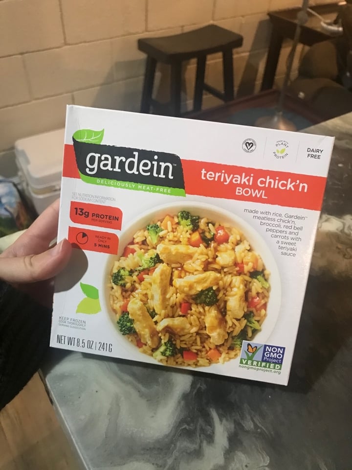 photo of Gardein Teriyaki Chick’n Bowl shared by @curvycarbivore on  29 Jan 2020 - review