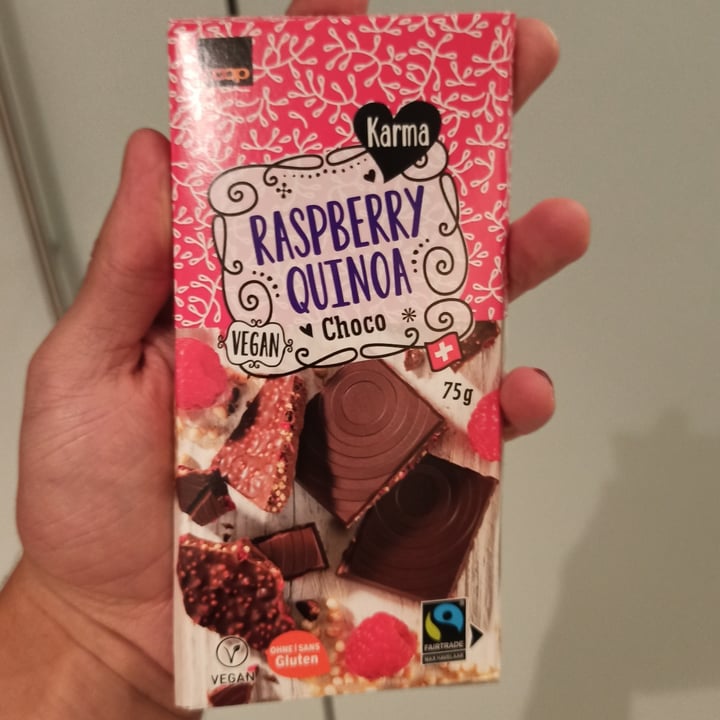 photo of Karma Raspberry quinoa choco shared by @heibai on  30 Dec 2021 - review