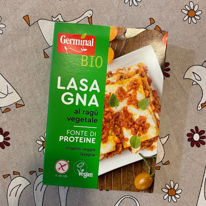 photo of Germinal Bio Lasagna al Ragù Vegetale shared by @stefania229 on  20 May 2022 - review