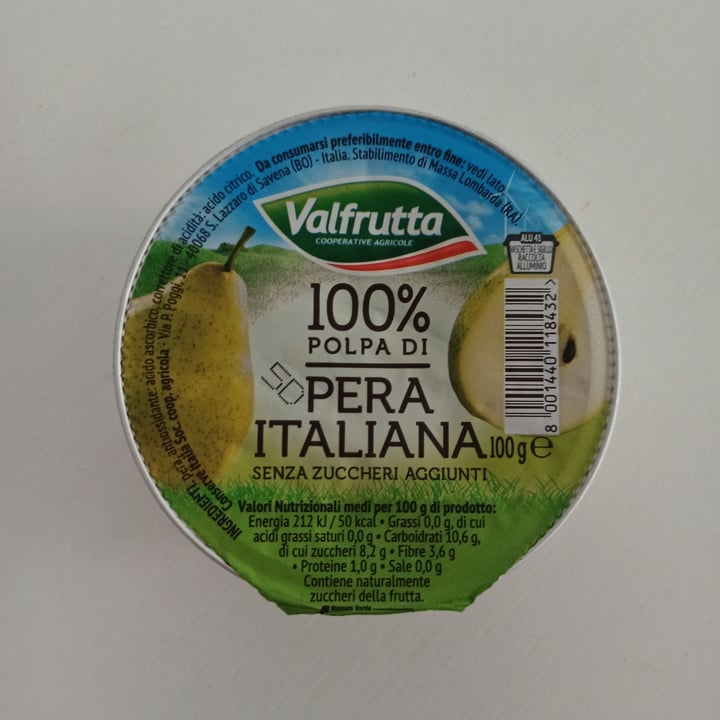 review photo of Valfrutta,coop agricole. 100% polpa di pera italiana shared by @roxhane on 17 Oct 2022 - review