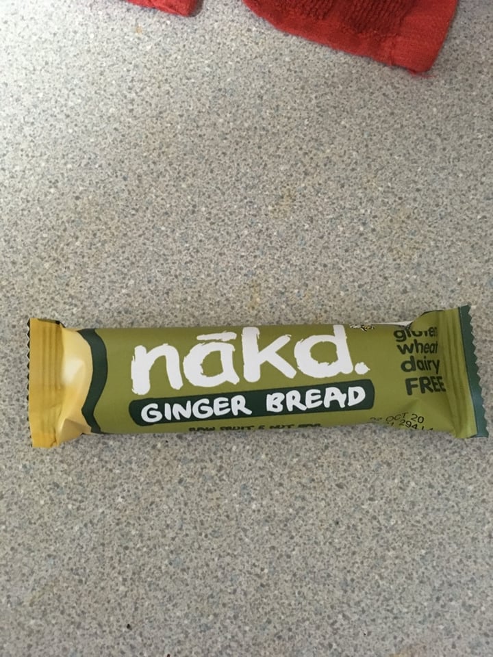 photo of Nākd. Gingerbread Nakd Bar shared by @jontr on  07 Mar 2020 - review
