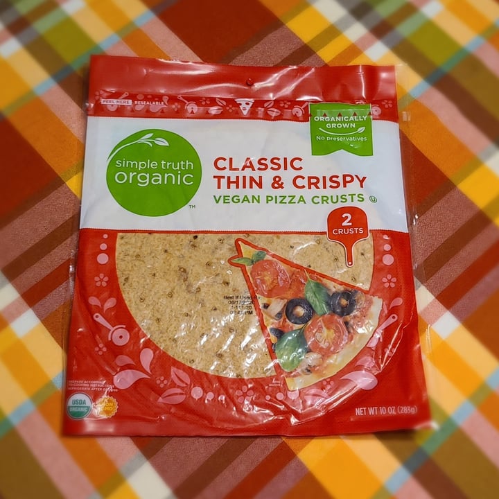 photo of Simple Truth Classic Thin And Crispy Pizza Crust shared by @agreene428 on  08 Jun 2020 - review