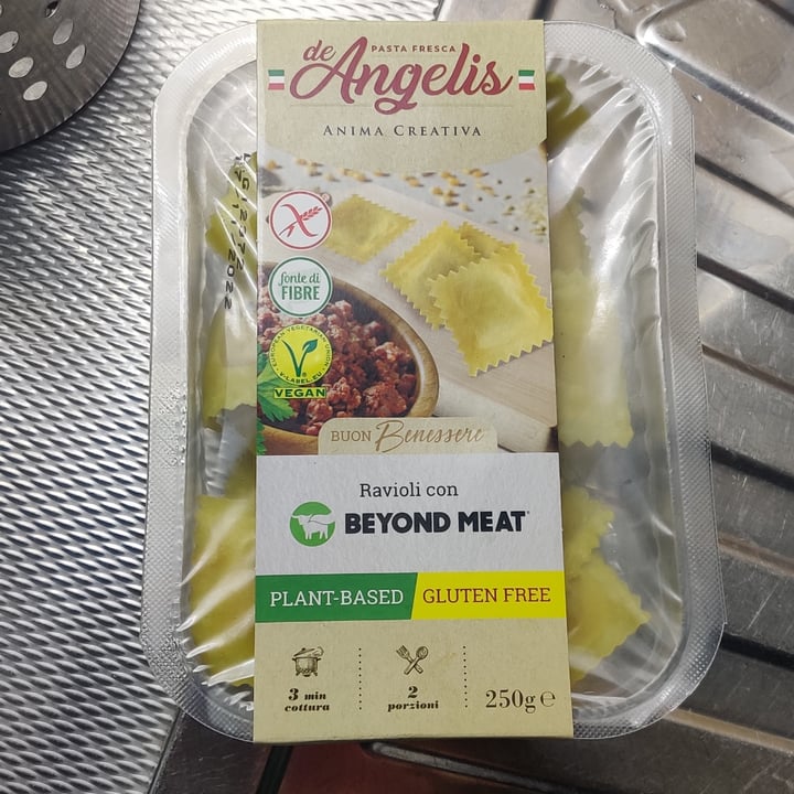 photo of De Angelis Pasta Fresca Ravioli con Beyond Meat shared by @claudia1192 on  18 Nov 2022 - review