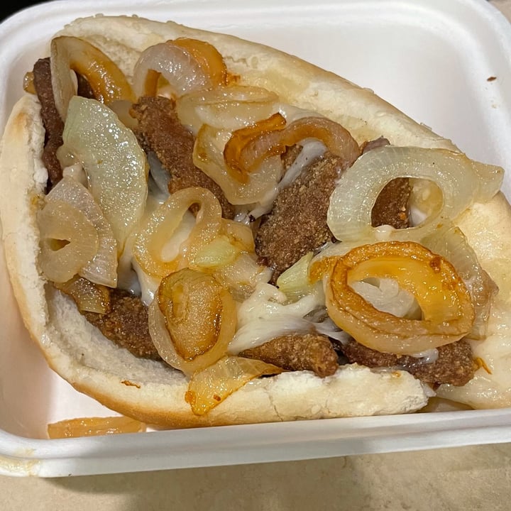 photo of Santana's Vegan Grill Steak and Cheese - Philly Style shared by @veggietable on  05 Nov 2021 - review