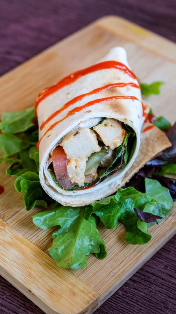 Photo of the dish “Sriracha Chicken Mayo and Mozzarella Sandwich”