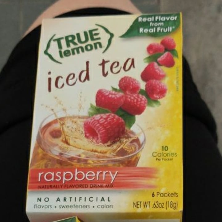 photo of True Lemon Iced Tea Rasberry shared by @joshuaa01 on  26 Jun 2022 - review