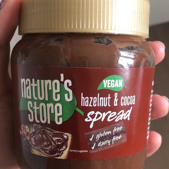 photo of nature's store Hazelnut & Cocoa Spread shared by @jaquelinetinson on  01 May 2022 - review
