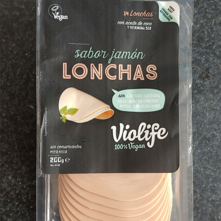 photo of Violife Lonchas sabor Jamón shared by @luavilchez on  01 Jan 2021 - review
