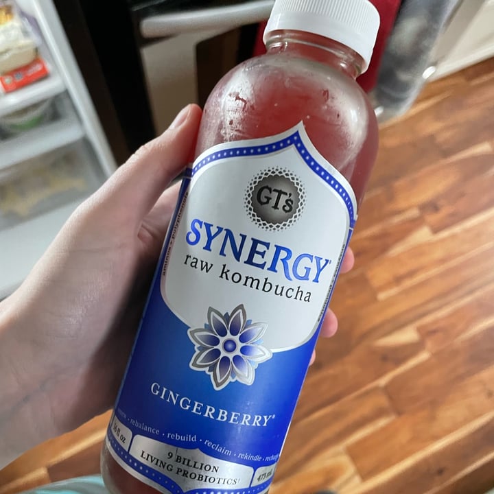 photo of Synergy Raw Kombucha Gingerberry shared by @naturallyally on  01 Mar 2022 - review
