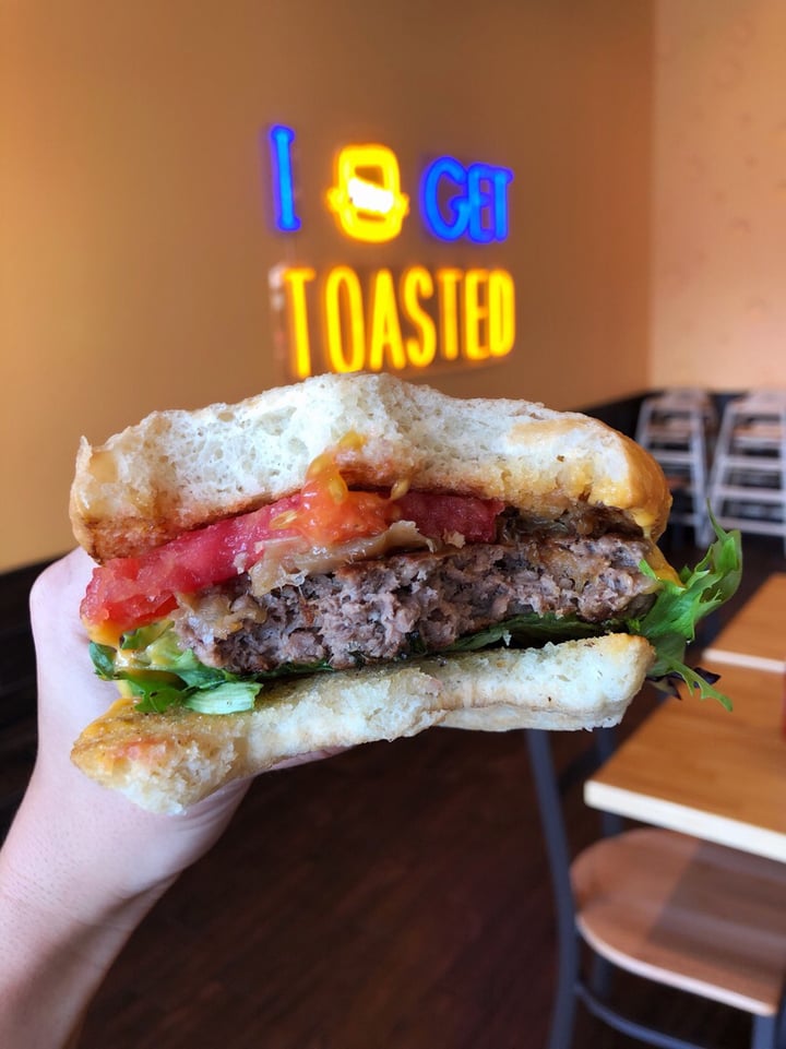 photo of Toasted - Winter Park The Impossible Burger shared by @animalrightsknights on  21 Feb 2019 - review