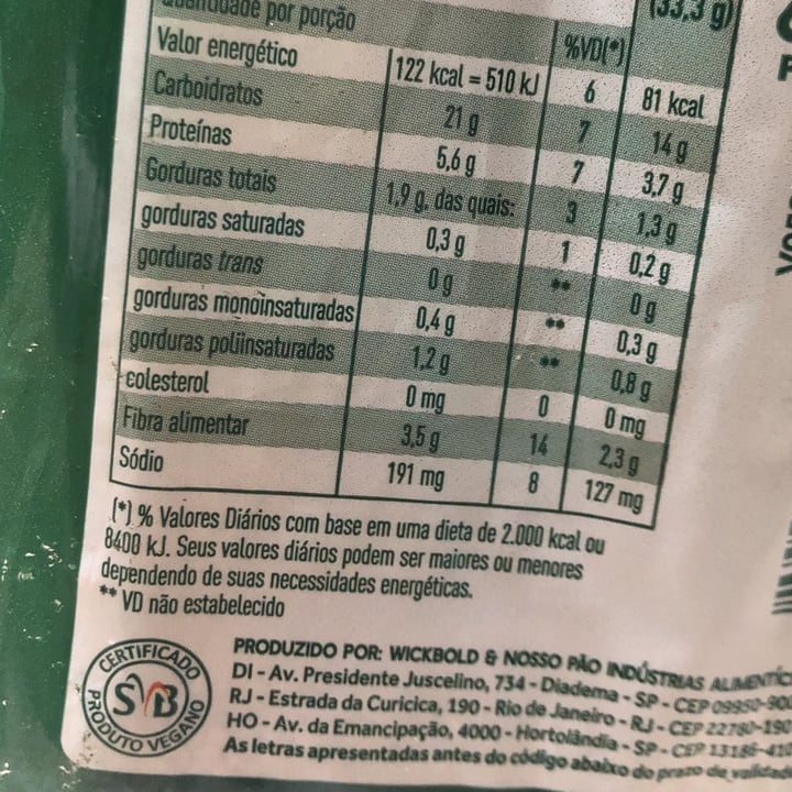 review photo of Wickbold Do forno Grãos Ancestrais Integral shared by @lnpentagna on 10 May 2022 - review
