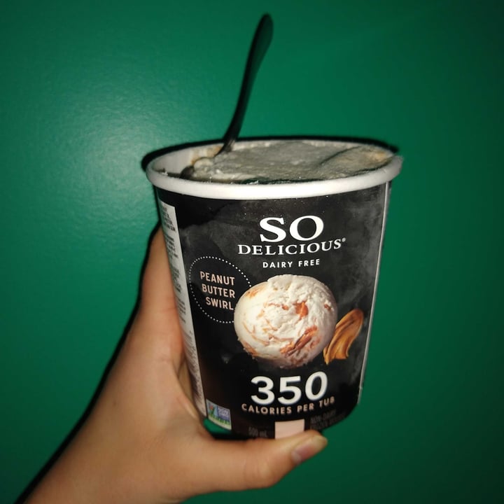 photo of So Delicious Dairy Free Peanut Butter Swirl Frozen Mousse shared by @nao-quotes on  01 Jun 2021 - review