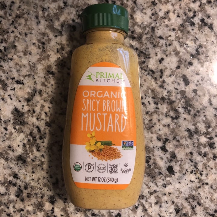 photo of Primal Kitchen Organic Spicy Brown Mustard shared by @pbrooks on  12 Dec 2020 - review