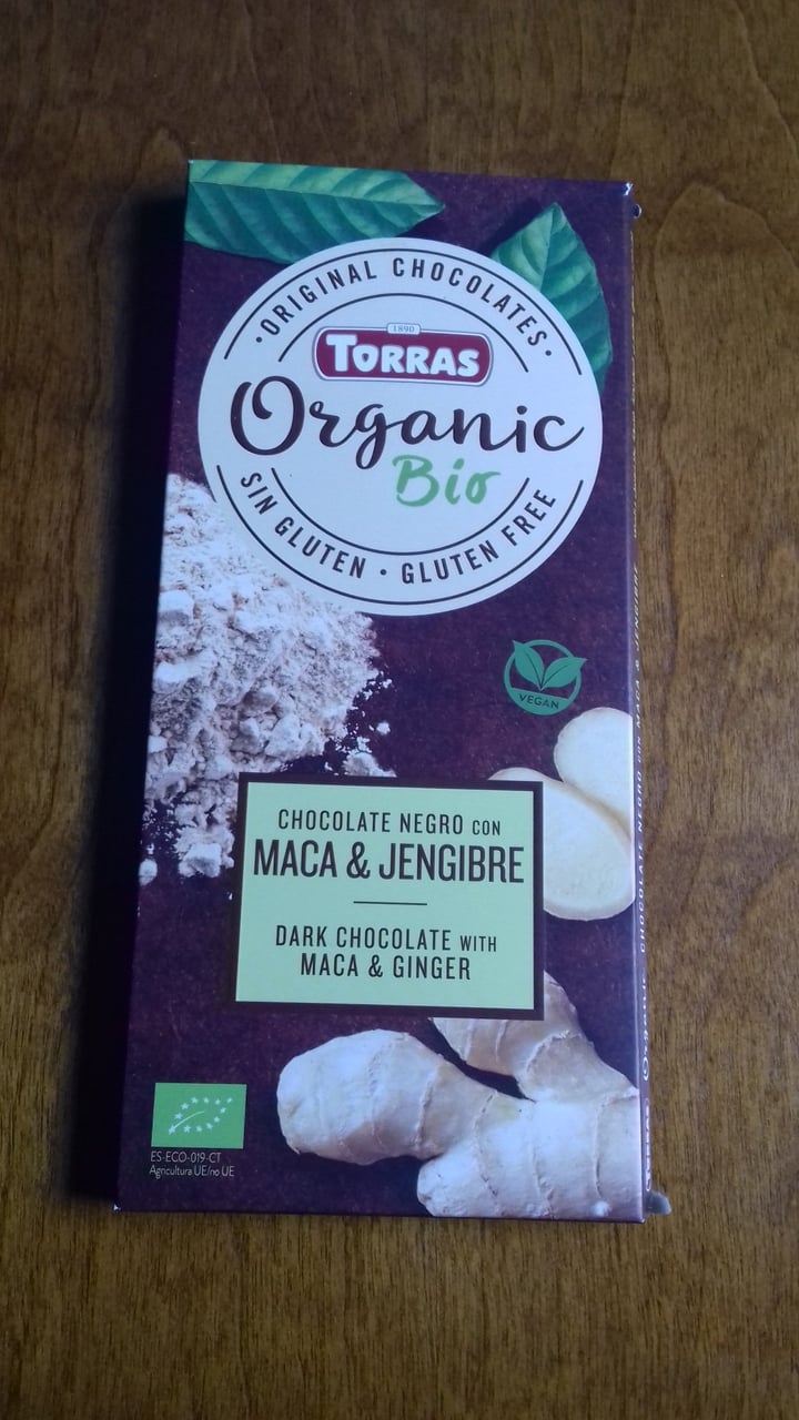 photo of Torras Chocolate Negro Maca y Jengibre shared by @anasp on  11 May 2022 - review