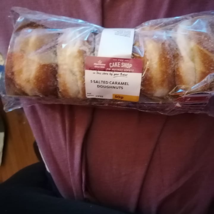 photo of Morrisons Salted caramel doughnuts shared by @melgibs on  20 Feb 2021 - review